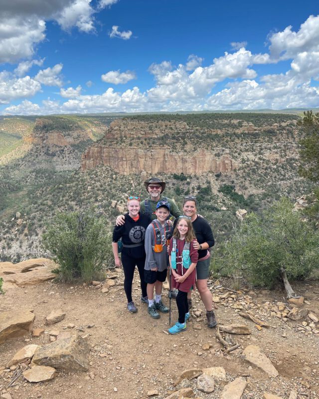 Amazing hike this morning on the #PetroglyphTrail in #MesaVerdeNationalPark for today’s #SummerSaturdayHikeSeries. My watch said it was 7 miles, but All Trails and Map My Ride said 2.9. Apparently, my left arm went a lot further!